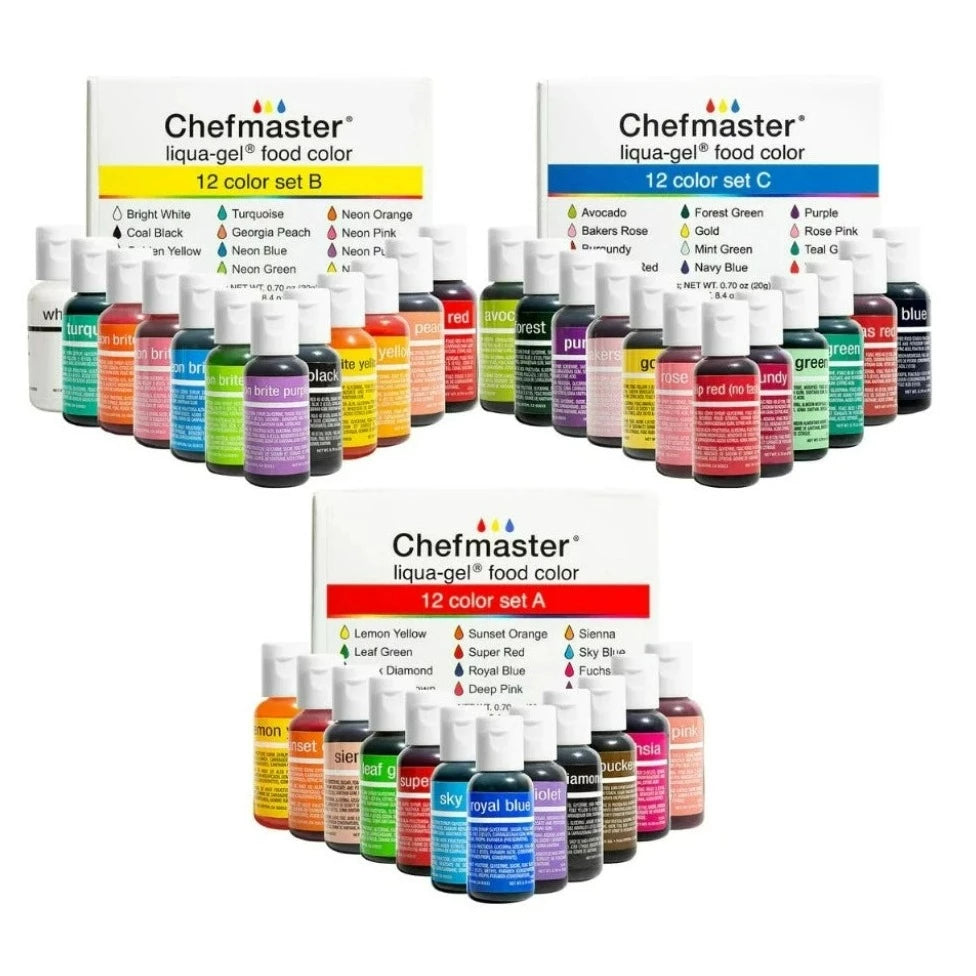 food color chefmaster, food color gel, liquid gel