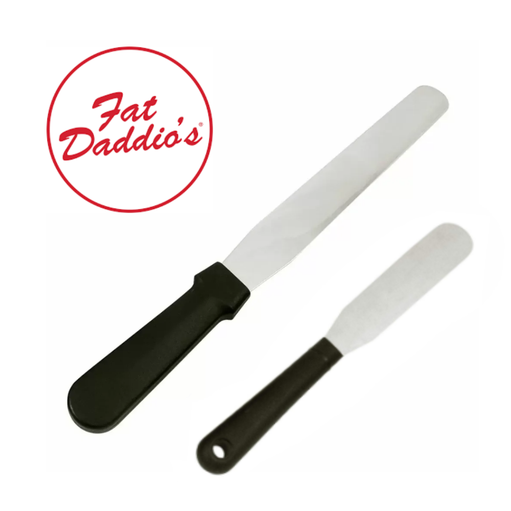 spatula, espatulas, espatula para decorar, fat daddios, decorar cake with spatula,