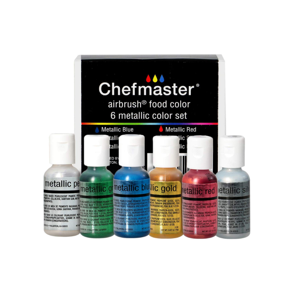 Chefmaster Airbrush metallic Food Coloring