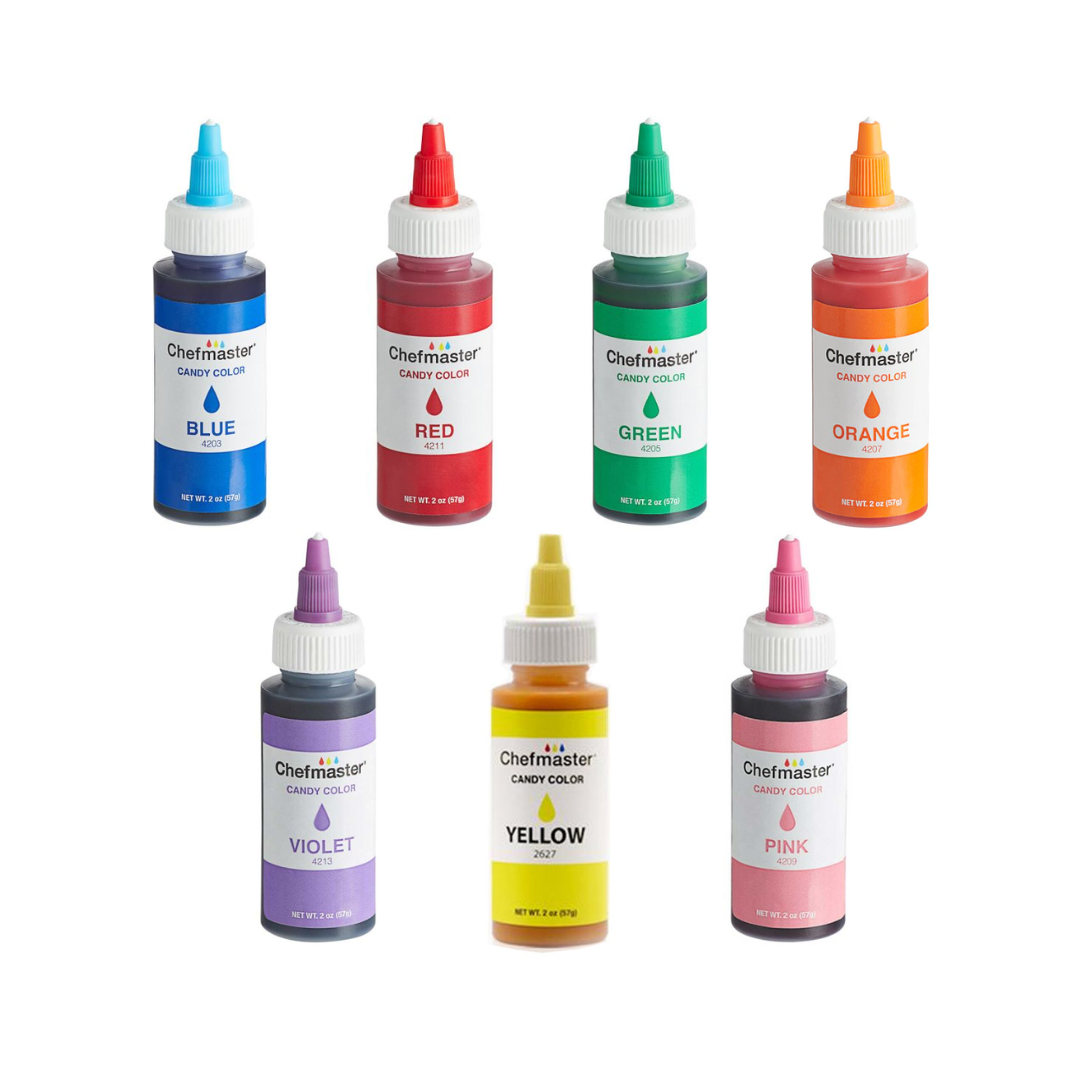 Chefmaster®  Airbrush Metallic 6 Colors Kit 20ml –