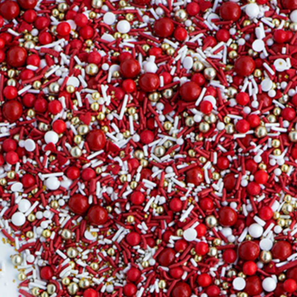 sprinkles, red velvet cake sprinkles, sprinkles medley by sweetapolita, sweetapolita sprinkles, wedding sprinkles, love sprinkles, red velvet cake sprinkles, sprinkles Red, Red Sprinkles