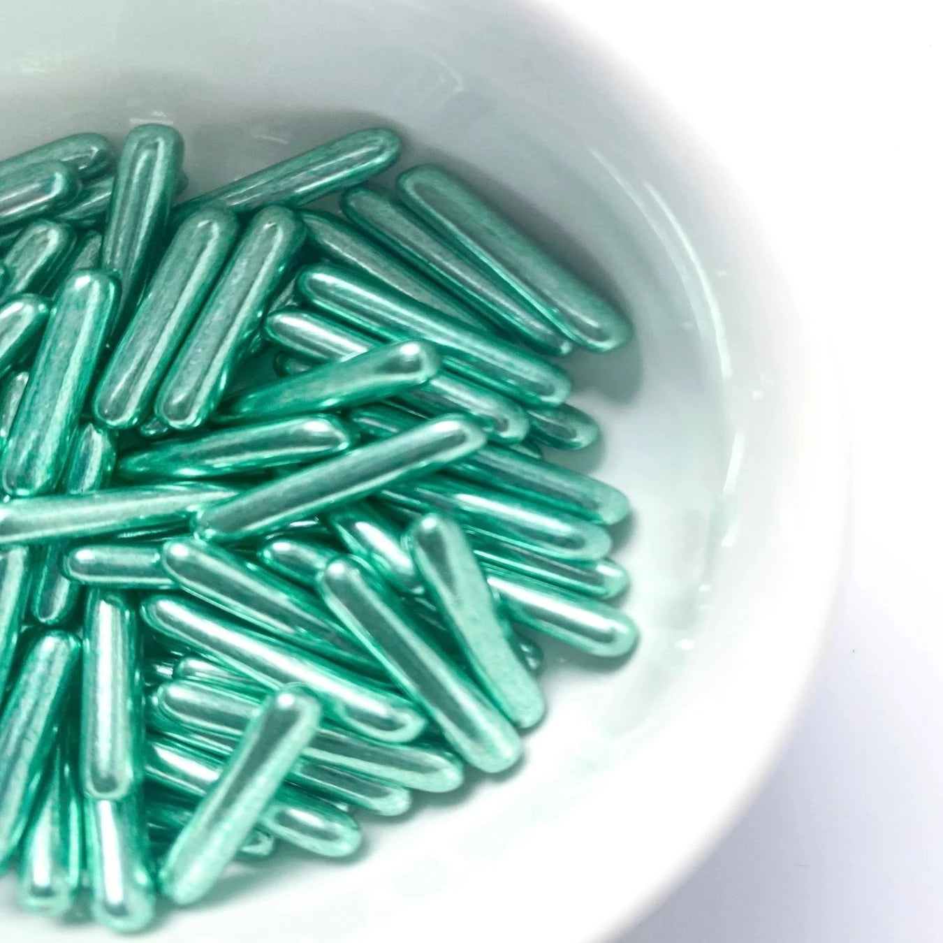 Metallic Rods by Pixie Dust Sprinkles - 2oz (TEAL)