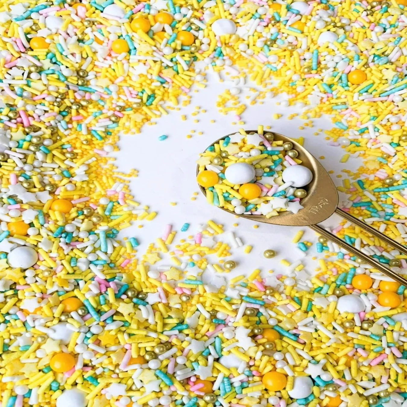 sprinkles , pixi dust , pineapple sprinkles , pixie dust