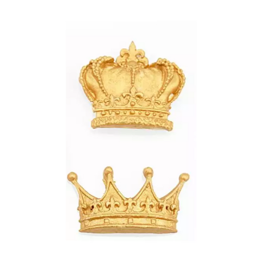 Double Royal Crown, royal crown 2 silicone mold, king silicone mold, queen silicone mold, double crown mold,