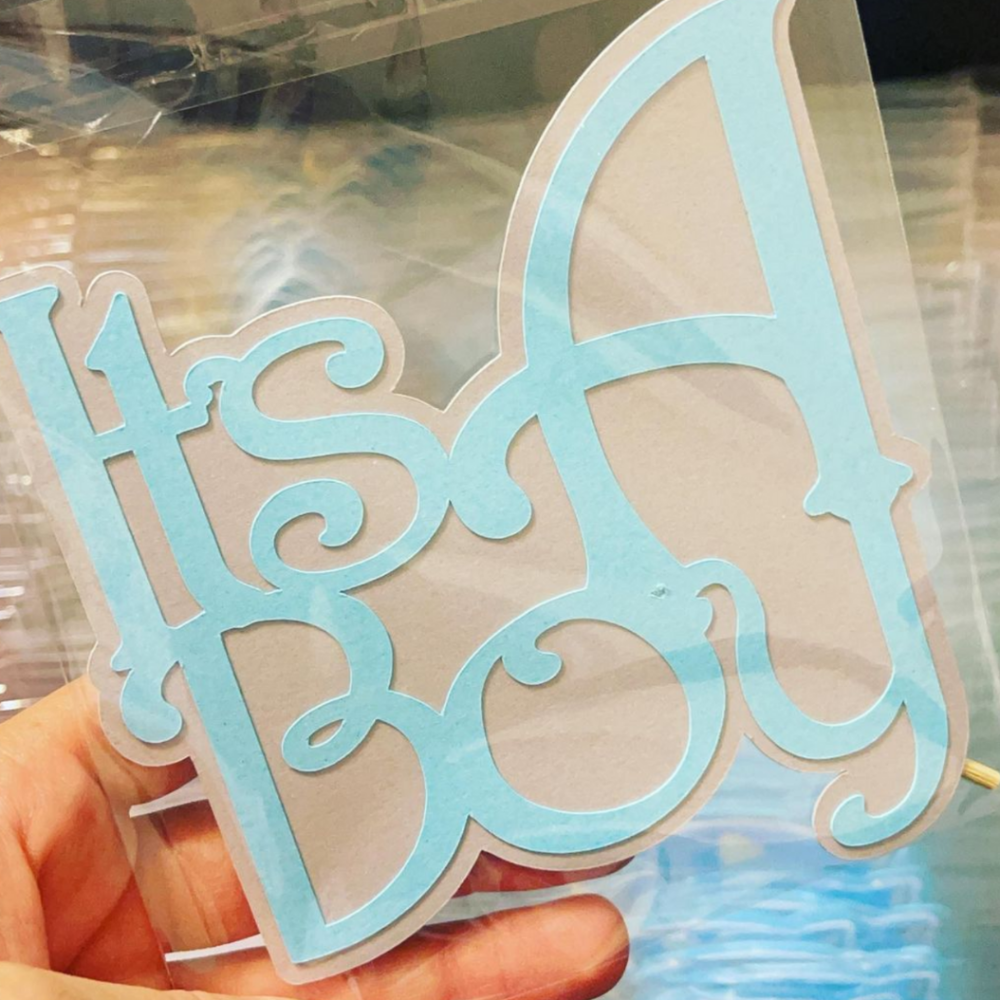 Es Niño, Topper de niño, Its a Boy, Boy topper, Gender Topper, Topper Gender