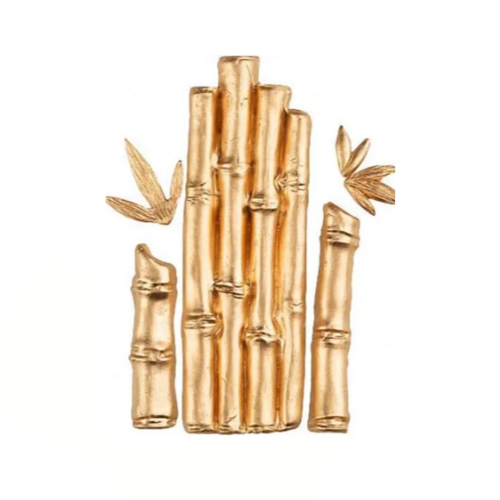 bamboo & leaf silicone mold, Bamboo & leaf mold, bamboo & leaff