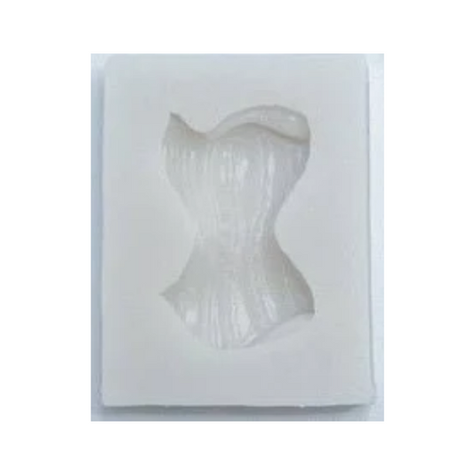Corset Silicone Mold, coset mold, molde de corset, molde de fondant, molde de chocolate, molde de corset de chocolate, fondant mold corset