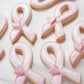 Ribbon Silicone Candy Mold, Breast Cancer Awareness Pink