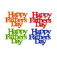 Happy Father's Day Layon Cake Decoration