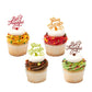 "Be Thankful" Or "Give Thanks" Cupcake Toppers, cupcakes topper Thanksgiving, Thanksgiving topper, 