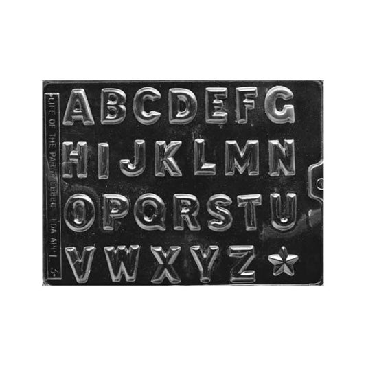 Alphabet Chocolate Mold