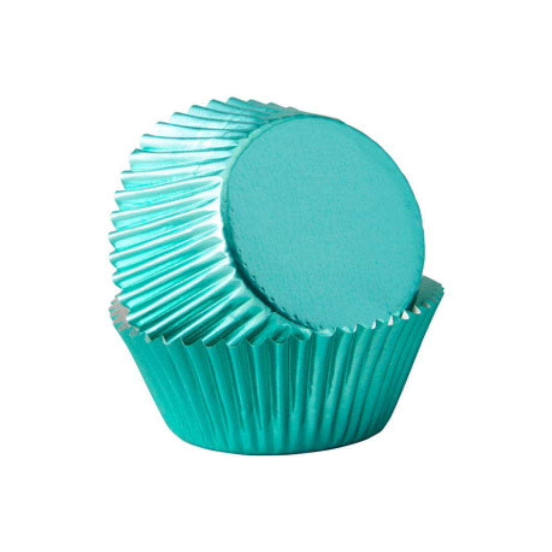 Foil Baking Cups by Wilton (24 count) TEAL