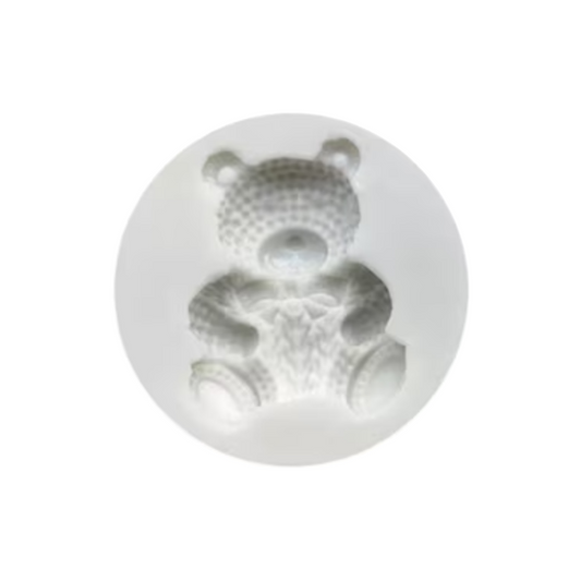 Teddy Bear Textured Silicone Mold, Teddy Bear Textured, teddy Bear Mold