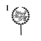 "Happy Birthday" Acrylic Cake Toppers