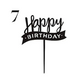 "Happy Birthday" Acrylic Cake Toppers