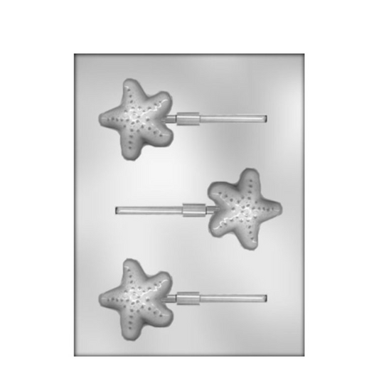 Starfish Sucker Plastic Chocolate Mold