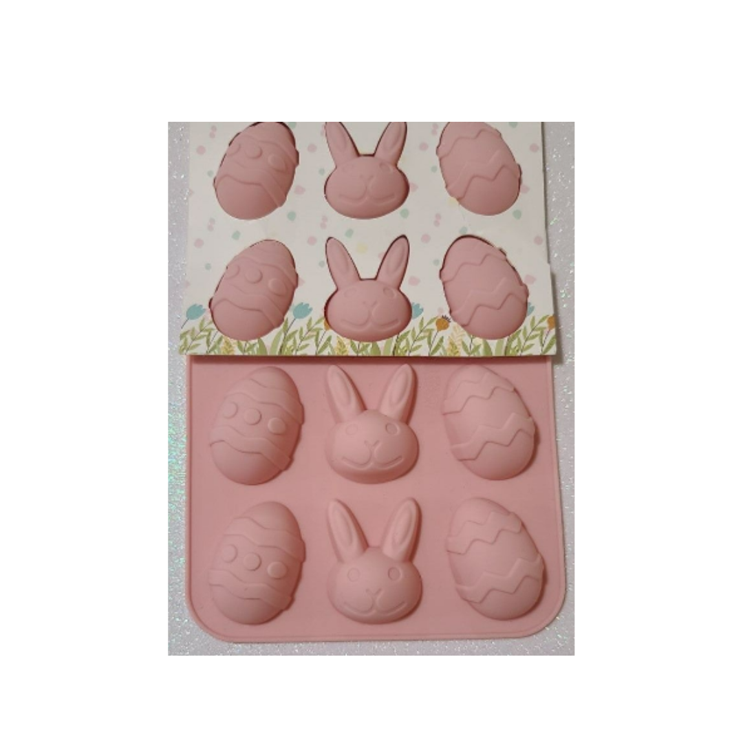 Easter silicone mold BUNNY & EGGS