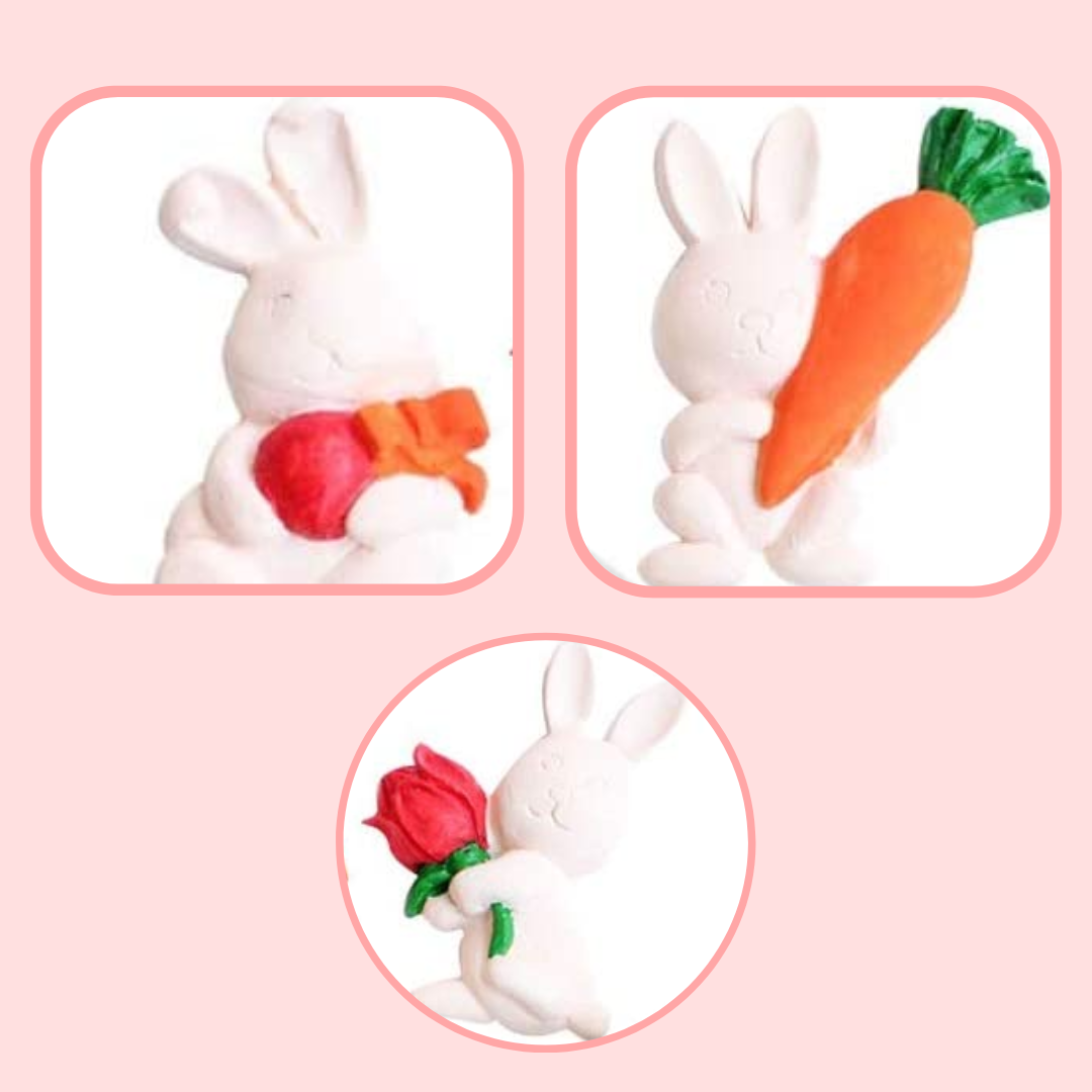 Easter Bunny Trio Silicone Mold