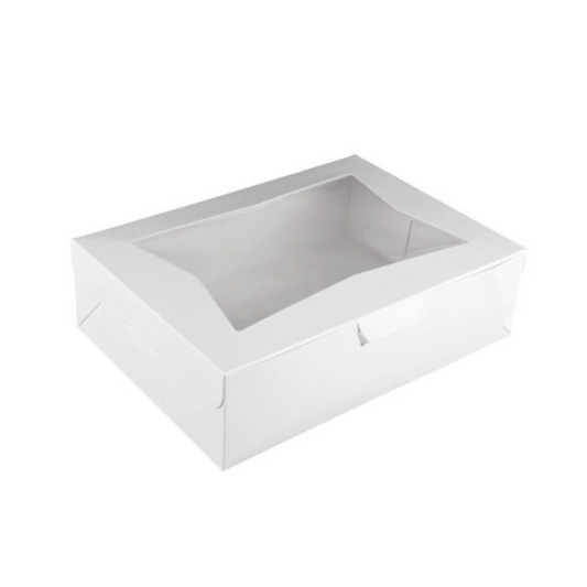 White - Quarter Sheet Bakery Box - 10"x14"x4"  (ONLY PICKUP OR DELIVERY)