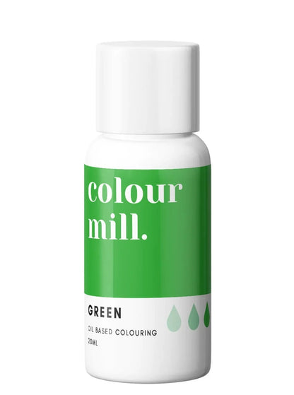 colour mill green, colour mill oil base green, colour mill green, chocolate color, colour mill oil based 