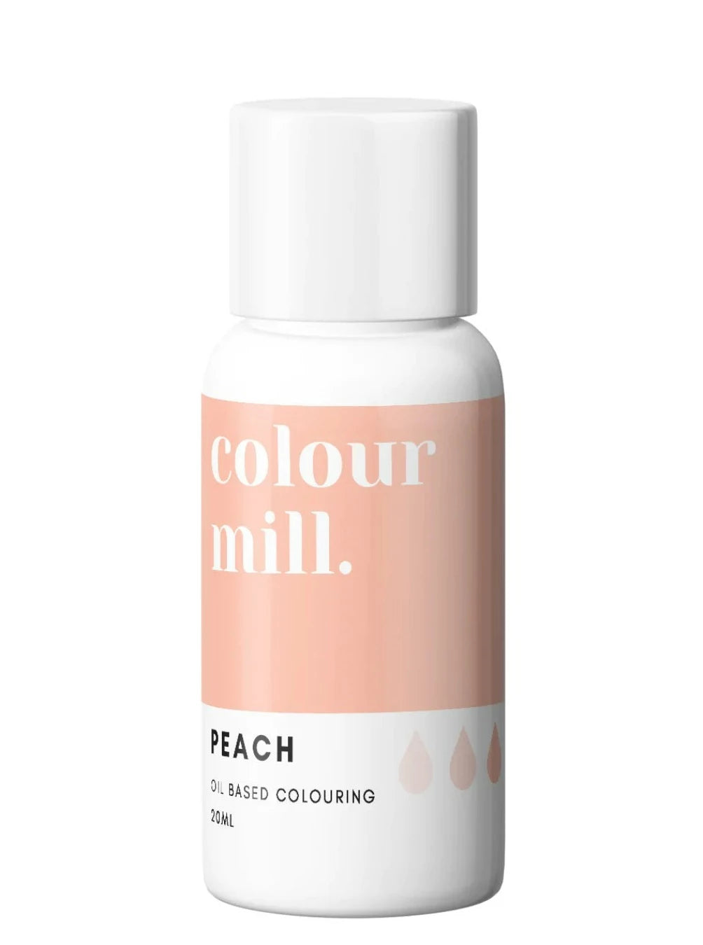 peach color, peach colour mill, colour mill peach, peach oil based colouring, peach colour mill oil based