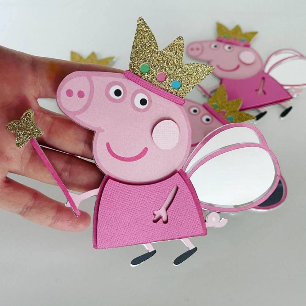 Peppa Pig Custom Cake Topper, Peppa Pig, Peppa topper, Peppa pig custom cake topper, cake topper, peppa topper