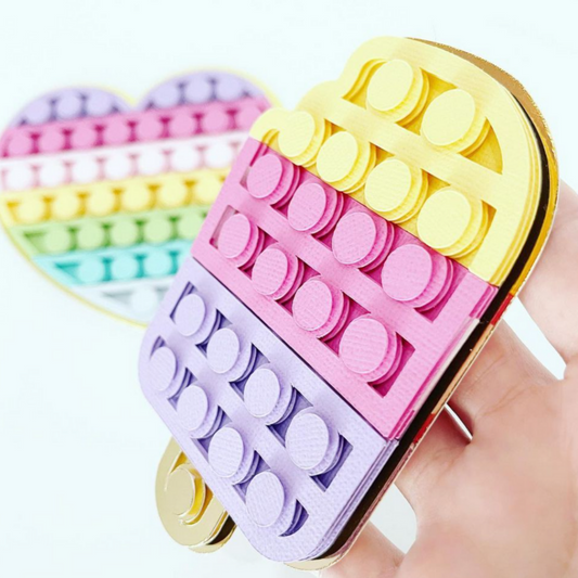 Pop It Custom Cake Topper, Pop It cake topper, POP IT Cake Topper, Paleta de colores de cake topper, paleta de colores pasteles topper. cake topper, POP IT Cake Topper