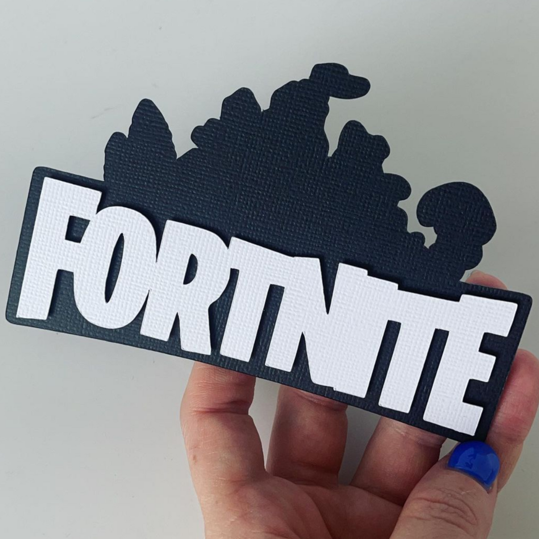 Fortnite Logo Custom Cake Topper