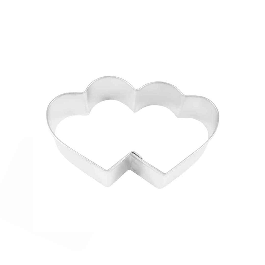 Double Heart Cookie Cutter 3.5″