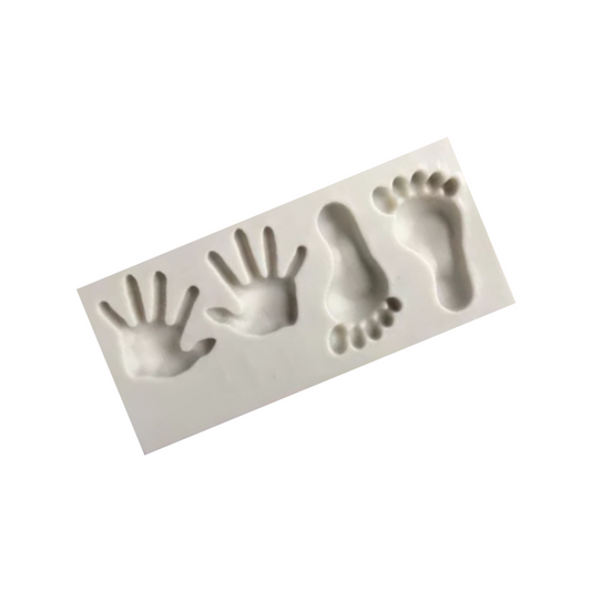 Baby Handprints & Footprints Silicone Mold, Baby Handprints & Footsprints, Handprints & Footsprints Silicone Mold