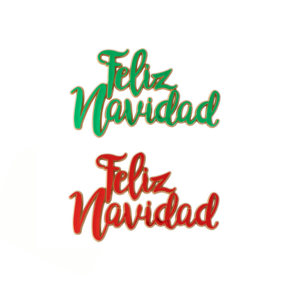 feliz navidad cake topper, Christmas topper , cake topper de navidad , layon Feliz Navidad 