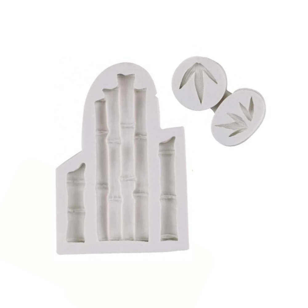 Bamboo & Leaf Silicone Mold – G & Y Bakery Supplies