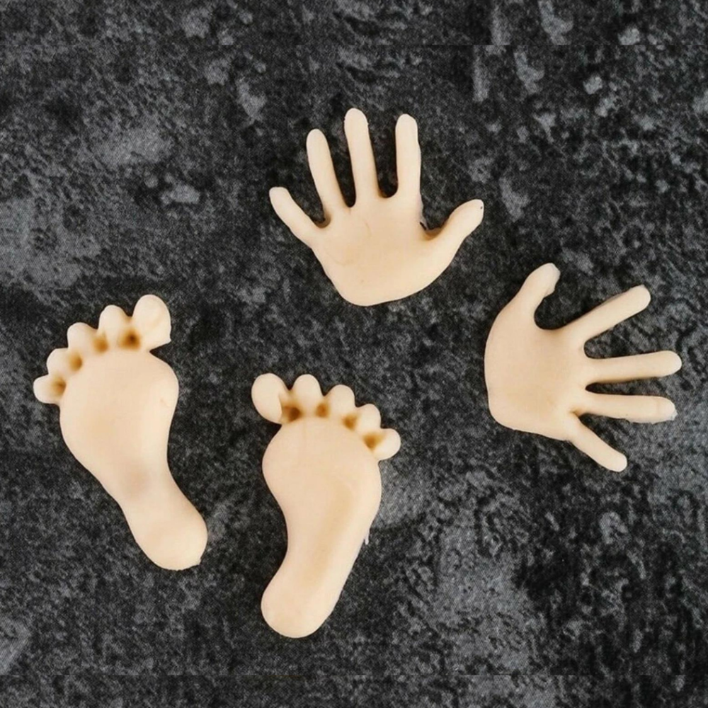 Baby Handprints & Footprints Silicone Mold, Baby Handprints & Footsprints, Handprints & Footsprints Silicone Mold