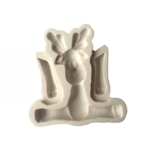 3D Reindeer Silicone Mold, 3D Reindeer Mold, Christmas Reindeer Silicone mold