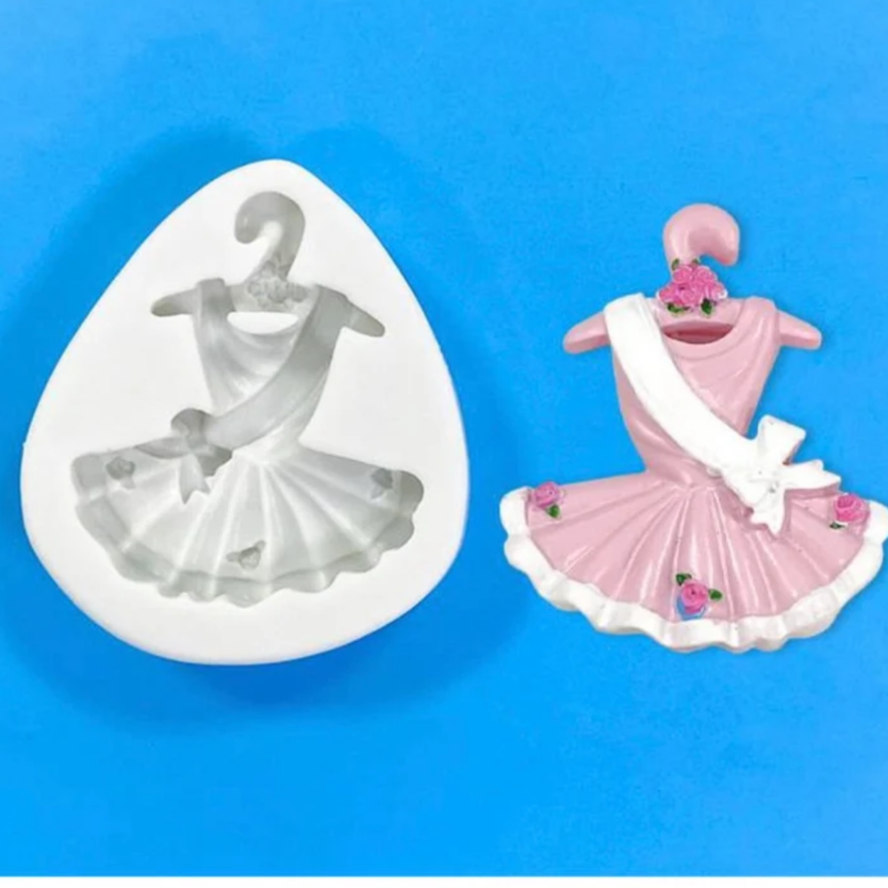 Dress On Hanger, Dress on Hanger Silicone Mold