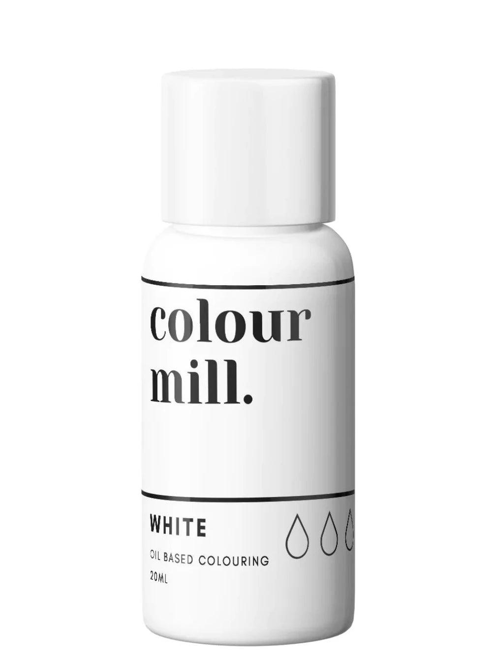 white colour mill, oil based color white, chocolate color white, colour mill oil based white , white color to chocolate, colour mill white 